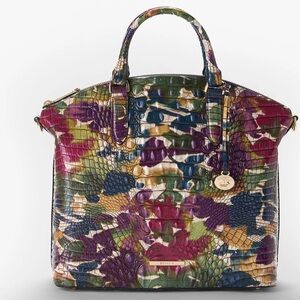 Brahmin Wildflower Melbourne Large Duxbury Satchel NWT